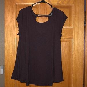 Plum swingy T-shirt!